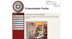 Desktop Screenshot of friseursalon-fuchs.de