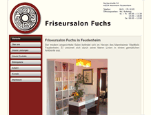 Tablet Screenshot of friseursalon-fuchs.de